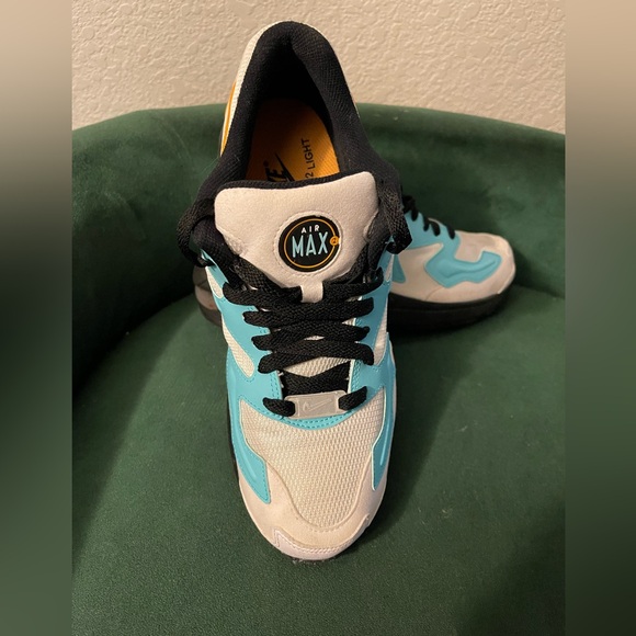 Nike Air Max 2 Light Teal and White Sneakers - Picture 6 of 8